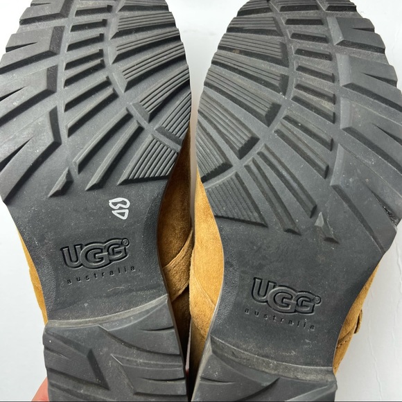 Ugg Australia Lila Chestnut Suede Shearling Mules/Clogs - Picture 5 of 9